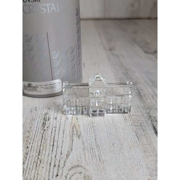 Swarovski crystal Town Hall 173743 city crystal home figure decor miniature